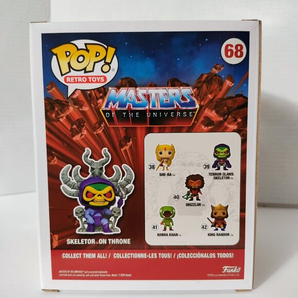 Pop! Retro Toys - MOTU Skeletor on Throne #68 - Target Con 2021 Exclusive - Picture 5 of 8